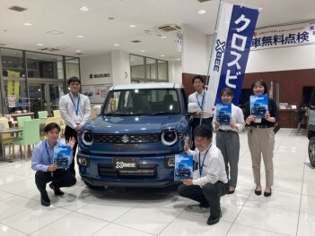 クロスビー試乗車あります！