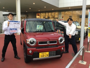 ４ＷＤのハスラー試乗車あります！