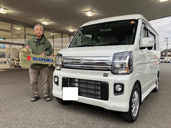 エブリイワゴン、ご納車おめでとうございます♪