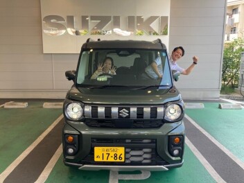 スペーシアギア試乗車はいりました！