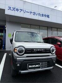 【新車】ハスラータフワイルド　ソフトベージュメタリック　ブラック２トーン　ご納車させていただきました！