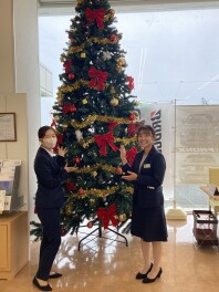 クリスマスツリー出しました☆