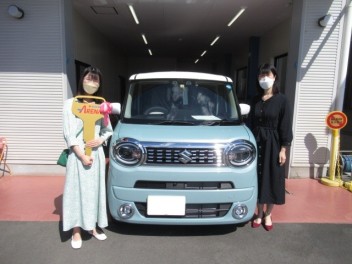 ワゴンＲスマイル納車