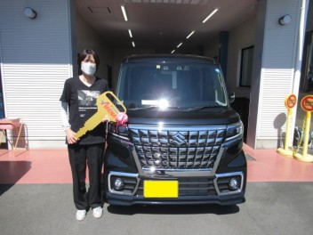 スペーシアカスタムターボ納車