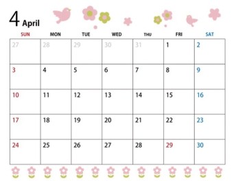 ☆4月の店休日のお知らせ☆