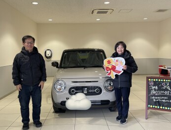 ラパンLC納車させていただきました！
