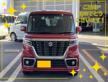 スペーシアカスタムご納車させていただきました☆彡