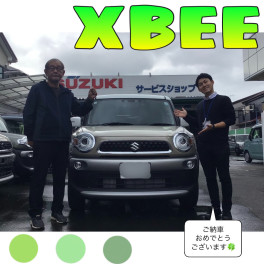 新車クロスビー御納車式でした♫