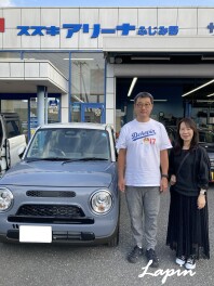 ラパンご納車おめでとうございます！