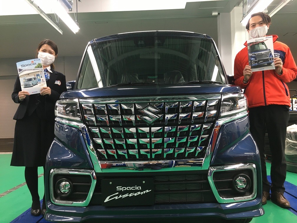 大迫力！！新型スペーシアカスタム｜新車情報｜お店ブログ｜株式会社