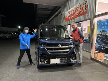 スペーシアカスタムご納車させていただきました！