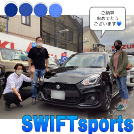 新型スイフトスポーツ！！御納車式でした♫