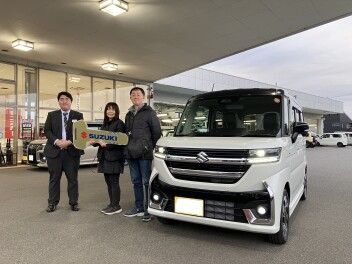 スペーシアご納車おめでとうございます！