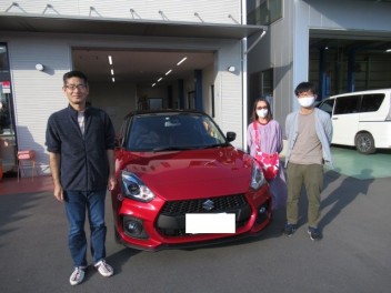 スイフトスポーツ　納車式です！