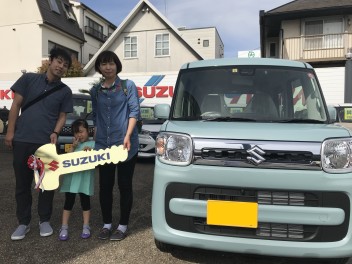 加古川市Ｓ様スペーシア納車式！！