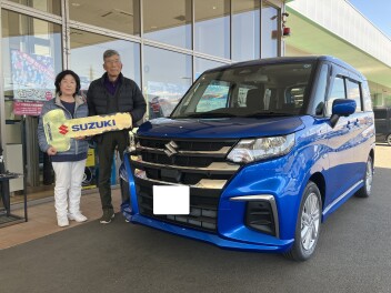 ソリオ、ご納車おめでとうございます♪