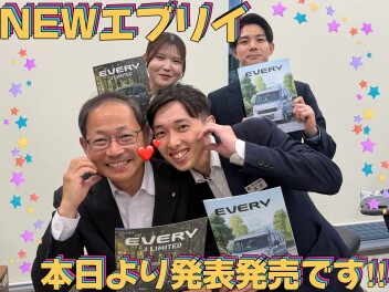 本日より発表＆発売！！　NEWエブリイ！！