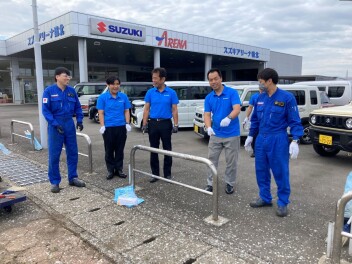 清掃活動しました！