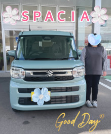 スペーシア　納車させていただきました♡