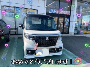 Ｎ様、スペーシアカスタムのご納車おめでとうございます！