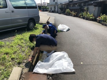 地域清掃を実施しました！