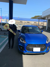 スイフトスポーツのご納車をさせて頂きました♪