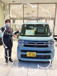 スペーシア在庫あります！週末はスズキアリーナ要店へ！