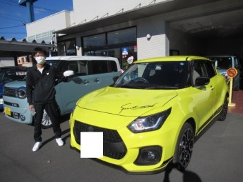 スイフトスポ－ツ　納車式です！