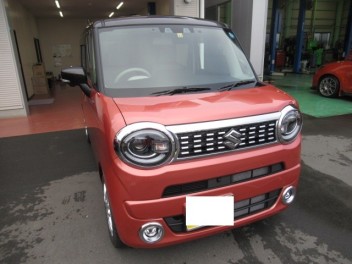ワゴンＲスマイル　納車式です！
