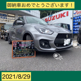 スイフトスポーツのご納車です♪