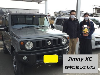 ジムニーご納車！大変お待たせしました！