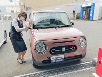 あさイチの大洗車！！ピカピカ中古車ご用意しております！！