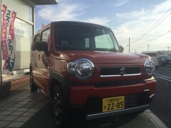 新型ハスラーの試乗車ございますよ♪