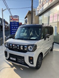 新しくなったスペーシアギア、実車あります！