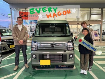 K様　エブリイワゴンご納車★
