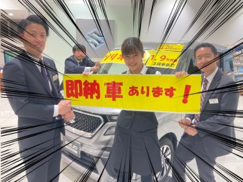 即納車は早いもの勝ち！