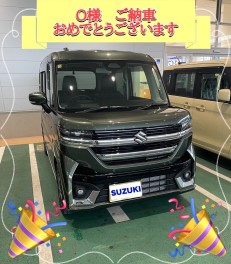 アリーナ木更津店　第１号新型スペーシアカスタムご納車！