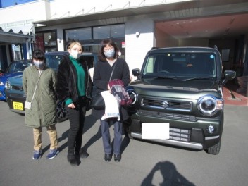 ハスラ－Xターボ　納車式です！