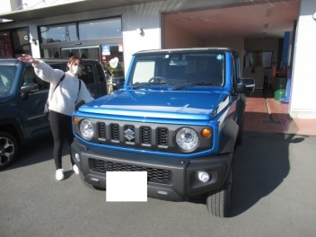 ジムニ－シエラ　納車式です！