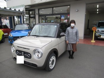 ラパンLC　納車式です！