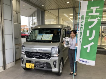 Newエブリイワゴン試乗車あります！