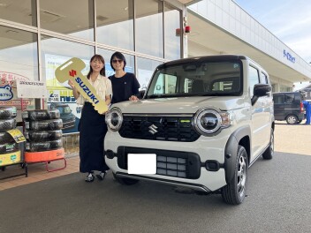 新ハスラー、ご納車おめでとうございます♪