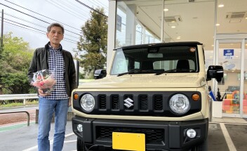 ８か月お待たせしました。ジムニーの納車です。