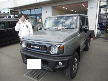 ジムニ－シエラ　納車式です！！