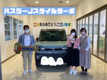 ハスラーＪスタイルターボご納車です☆