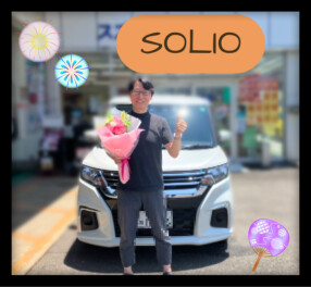 O様、ソリオご納車おめでとうございます！