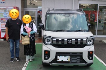 H様　スペーシアギア納車