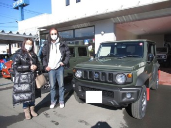 ジムニ－シエラ　納車式です！！