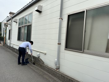 店舗周辺清掃