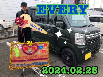 スズキショップ福島鎌田☆EVERYご納車です☆